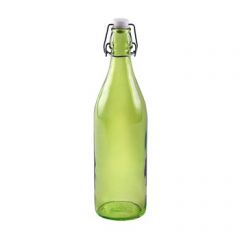 Стеклянная бутылка 1 л зеленая
