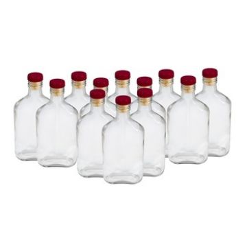 Купить Комплект стеклянных бутылок «Фляжка» 0,25 л (12 шт.) в Красноярске