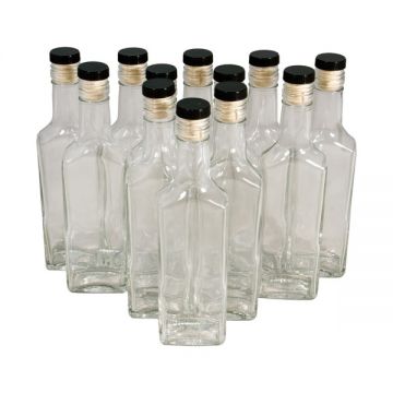 Купить Комплект стеклянных бутылок «Ива» с пробкой 0,25 л (12 шт.) в Красноярске